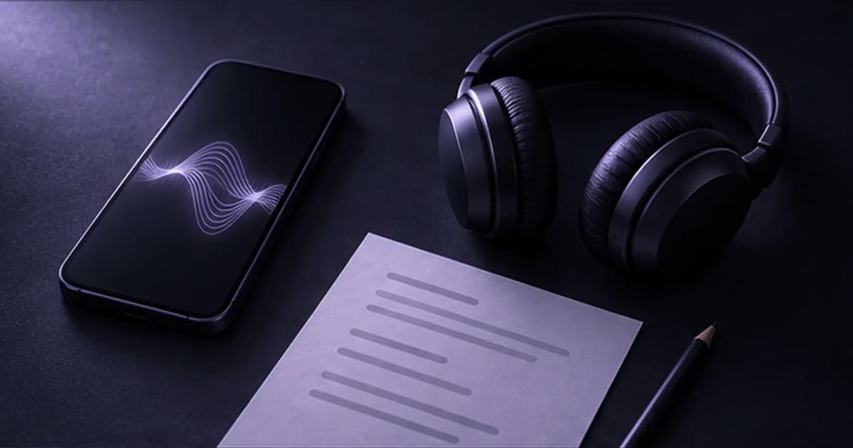 Editorial illustration: Selfpause alternatives: compare custom voices, scripts, and MP3 exports