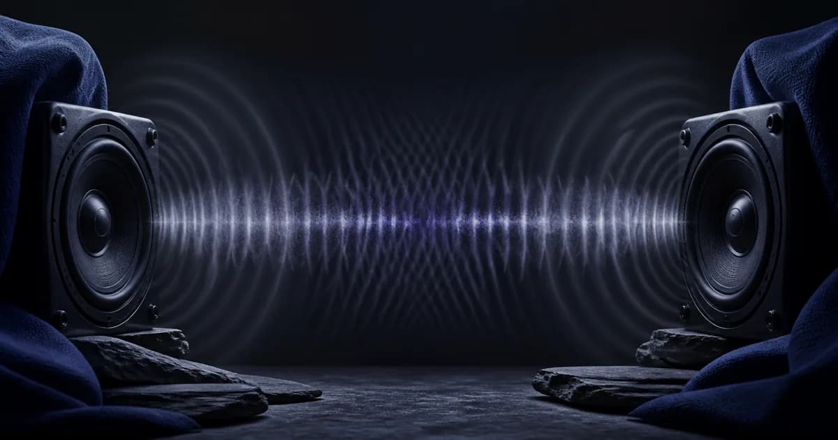 Editorial illustration for Binaural beats for affirmations